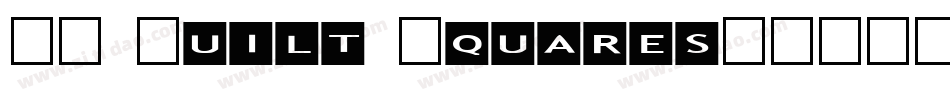 CK Quilt Squares字体转换